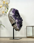 Natural Amethyst Cluster on Metal Stand - MWS3020