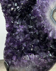 Large Uruguayan Amethyst Stone Cluster on Stand - MWS3033