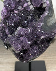 Stunning Natural Amethyst Crystal Cluster with Calcite Inclusions - MWS2258