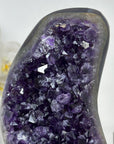 AAA Grade Natural Amethyst Cluster with Metal Stand - MWS1878