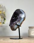 Beautiful Blue Agate & Amethyst Geode - MWS1531
