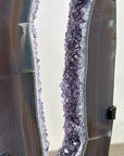 Agate & Amethyst Geode Slice Crystal Portal - MWS2122