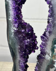 Huge Amethyst Geode Portal on Metal Stand - MWS2759