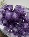 Outstanding Amethyst Geode Cave with Deep Purple A grade Crystals - CBP1078