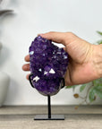 Natural Top Grade Amethyst Cluster on Stand - MWS3267