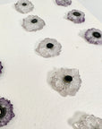 Amethyst & Quartz Stalactite Slices for Jewelers - Wholesale Bulk Pack - STS0063