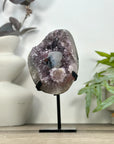 Natural Amethyst Cluster with Calcite Crystal inclusion - MWS3209