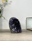 Amethyst Cathedral – Deep Purple Geode on Cut Base for Home Décor - CBP1209