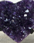 Natural Deep Purple Amethyst Stone Heart Carving - HST0313