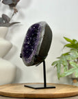 Uruguayan Amethyst Geode on Metal Stand - MWS3105
