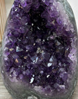 Amethyst Cathedral with Green Jasper Shell - CBP1174