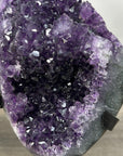 Amethyst Geode With Beautiful Crystal Formation – Natural Purple Display Piece for Yoga Space Decor - MWS2495
