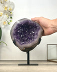 Natural Amethyst Geode with Stunning Agate Shell - MWS2970