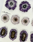 Wholesale Stalactite Slices for Jewelry Making - Bulk Flat Set - STS0037