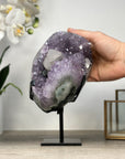 Natural Amethyst Crystal Cluster with Beautiful Calcite Crystal Formation - MWS2349