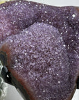 Stuning Natural Amethyst Cluster with Agate Shell - AWS1353