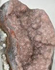 Huge Natural Pink Amethyst Geode - Unique Mineral Display Piece on Stand - MWS2802