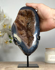 Unique Natural Caramel Tone Quartz Druzy Geode - MWS1522