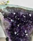Natural Amethyst Cluster with Green Jasper Matrix - MWS2306