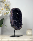 Outstanding Natural Banded Agate & Amethyst Geode - MWS2038