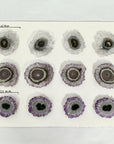 High-Quality Amethyst, Agate & Quartz Stalactite Slices for Jewelers - Wholesale Bulk Pack - STS0050