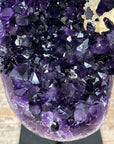 Natural Amehyst Cluster Geode with Calcite Inclusion - MWS2056