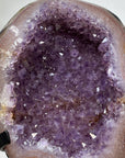 Stunning Natural Amethyst Geode with Agate Shell - MWS1430
