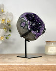 Uruguayan Aamethyst Geode, Deep Purple Specimen - MWS2057