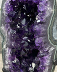 Uruguayan Amethyst Geode on Stand – Natural Crystal Cluster for Home Decor Display - MWS2680