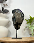 A+ Grade Amethyst Cluster from Uruguay on Metal Stand - MWS3060