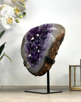 Natural Amethyst Geode with Large & Shinny Crystals - MWS2339