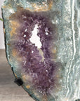 Natural Amethyst & Green Jasper Slice Portal - MWS2235