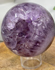 Amethyst Sphere Geode with Large Crystal Formation - SPH0157