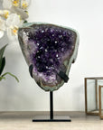 Natural Amethyst Cluster with Green Jasper Matrix - MWS2306