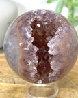 Amethyst Druzy Sphere Geode with Crystal Formation - SPH0175