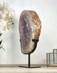 XXL Amethyst & Quartz Geode Slice Portal - MWS2333