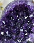 Top Quality Natural Amethyst Geode, Metallic Stand Inlcuded - MWS1752