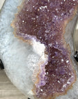 Beautiful Natural Amethyst Moon Carving - MWS2371