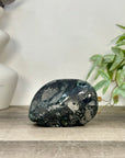 Natural Amethyst Geode with Calcite & Black Hematite Inclusion - STGE0058