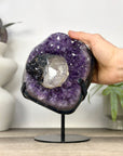 Unqiue Amethyst Cluster with Collection Grade Calcite inclusion - MWS3356