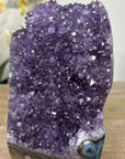 Natural Amethyst & Blue Banded Agate Self Standing Cathedral - CBP1129