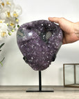 Natural Uruguayan Amethyst Crystal Cluster with Natural Calcite Inclusion - MWS2799
