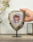 Natural Amethyst & Quartz Stone Portal - MWS3010