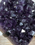 Deep Purple Amethyst Cluster with Huge Large Shinny Crystals - MWS1785