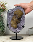 Collection Calcite & Amethyst Crystal Specimen - AWS0415