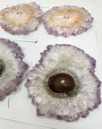 Amethyst Stalactite Slices Wholesale Flat - Ideal for Pendants - STS0070