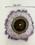 Genuine Large Amethyst Stalactite Slices Flat - Perfect for Crafting Unique Jewelry - STS0038