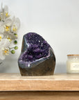 Natural Amethyst Cathedral Cave with self Cut Base - CBP1122