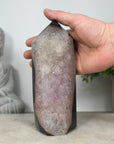 Natural Sugar Quartz & Agate Stone Tower - STP0191