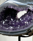 Top Grade Impressive Natrual Amethyst & Blue Agate Geode - MWS1403